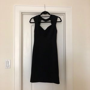 WHBM black cocktail dress, sz 4, never worn!